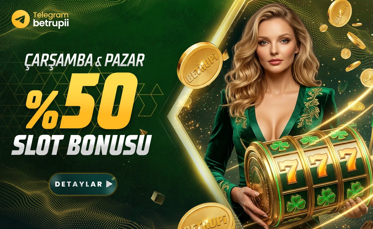 Betrupi yüzde 50 slot yatırım bonusu